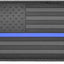 ASA Techmed 4 Pack US USA Flag Patch Thin Blue Line Police PVC Emblem Military Iron On Sew On Tactical Morale Patch for Hats Backpacks Caps Jackets + More - ASA TECHMED