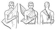 ASA Techmed First Aid Triangular Bandage, 40" x 40" x 56", 12 Count - 100% Cotton - ASA TECHMED