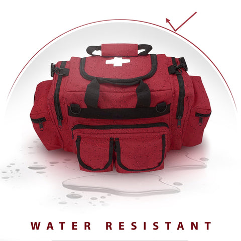 ASA TECHMED Medical Trauma Bag - Deluxe First Aid Responder EMS Emergency Medical Trauma Bag, Assorted Colors - ASA TECHMED