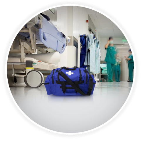 ASA TECHMED Medical Trauma Bag - Deluxe First Aid Responder EMS Emergency Medical Trauma Bag, Assorted Colors - ASA TECHMED