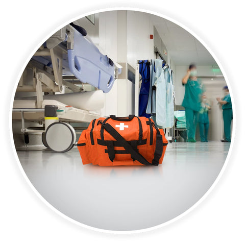 ASA TECHMED Medical Trauma Bag - Deluxe First Aid Responder EMS Emergency Medical Trauma Bag, Assorted Colors - ASA TECHMED