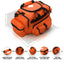 ASA TECHMED Medical Trauma Bag - Deluxe First Aid Responder EMS Emergency Medical Trauma Bag, Assorted Colors - ASA TECHMED