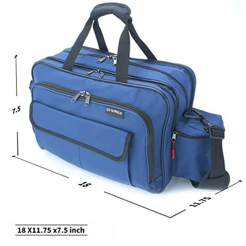 ASA TECHMED Nursing Bag with Compartments - Durable, Multi - Pocket Medical Equipment Shoulder Bag - ASA TECHMED