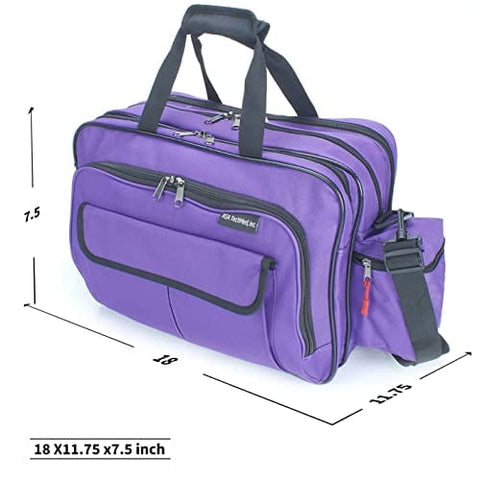 ASA TECHMED Nursing Bag with Compartments - Durable, Multi - Pocket Medical Equipment Shoulder Bag - ASA TECHMED