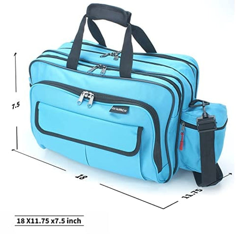 ASA TECHMED Nursing Bag with Compartments - Durable, Multi - Pocket Medical Equipment Shoulder Bag - ASA TECHMED