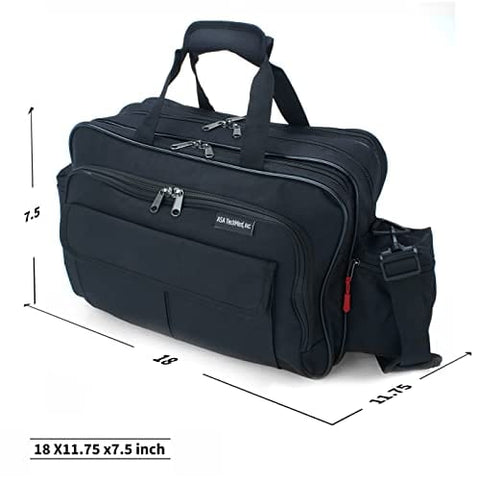 ASA TECHMED Nursing Bag with Compartments - Durable, Multi - Pocket Medical Equipment Shoulder Bag - ASA TECHMED