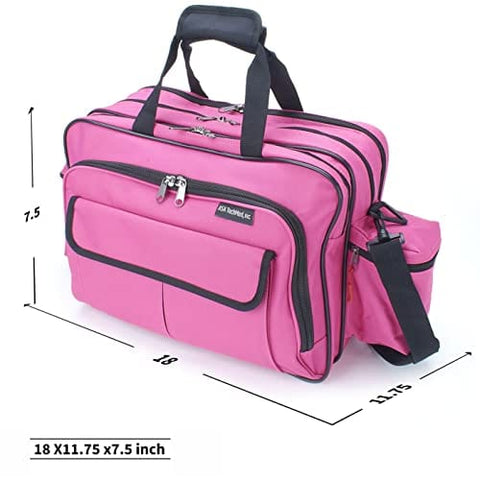 ASA TECHMED Nursing Bag with Compartments - Durable, Multi - Pocket Medical Equipment Shoulder Bag - ASA TECHMED