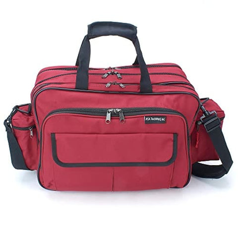 ASA TECHMED Nursing Bag with Compartments - Durable, Multi - Pocket Medical Equipment Shoulder Bag - ASA TECHMED