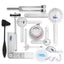 ASA Techmed Physical Therapy Goniometer Set – 8 - Piece ROM + Reflex Assessment Kit with Gait Belt & Bonus Tools - ASA TECHMED