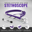 ASA TECHMED Professional Dual - Head Sprague Rappaport Stethoscope with Premium Storage Case - ASA TECHMED