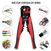 ASATechmed Self - Adjusting Automatic Wire Stripping Tool, Cutter & Crimper Tool Portable Heavy Duty Pliers Set for Easy One Hand High Precision Industrial & Professional Use Safety Insulation - ASA TECHMED