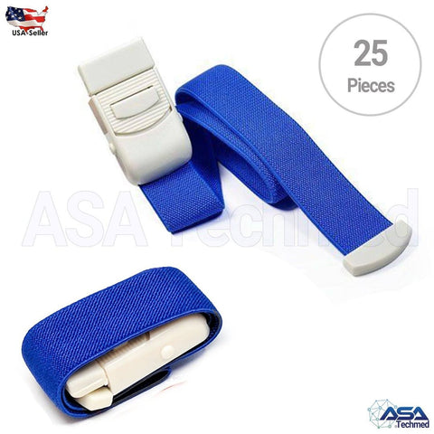 ASATechmed SOS Tourniquets Quick Release Occlusion Tourniquet Bands - one - Handed 25 pcs Snake Bite Survival Kit Injury Camping Hiking Outdoors - ASA TECHMED