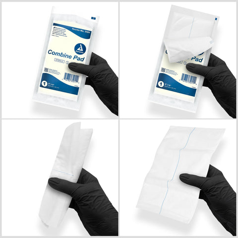 Basic Chest Wound Kit with Vented Chest Seal, Trauma Shears, Tourniquet, and Bandages - ASA TECHMED