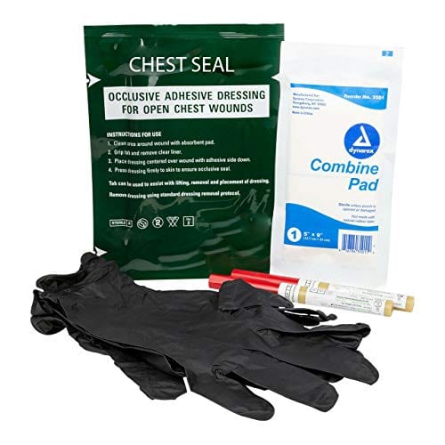 Basic Chest Wound Kit - Vented Seal & Tourniquet Set | ASA Techmed ...