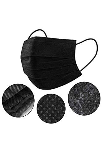 Black Face Mask, Pack of 10 savage cool mask - ASA TECHMED