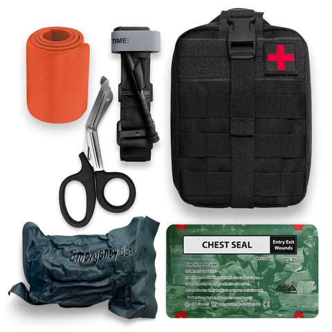 Bleeding Control First Aid Kit – MOLLE Trauma Pack with Tourniquet & Chest Seal - ASA TECHMED