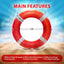 Boat Safety Throw Ring with Floating Rope – SOLAS Life Buoy - ASA TECHMED