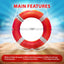 Boat Safety Throw Ring with Floating Rope – SOLAS Life Buoy - ASA TECHMED
