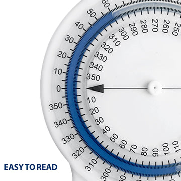 Range Of Motion Inclinometer With Easy Adjust Dial