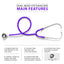 Classic Dual - Head Stethoscope – Lightweight & Versatile - ASA TECHMED