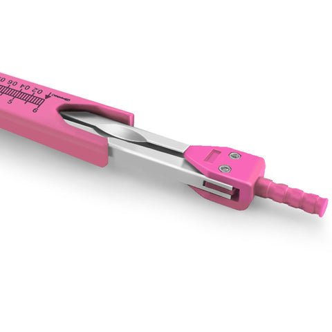 Deluxe Brass ECG/EKG Calipers with Protective Ruler Cover - ASA TECHMED