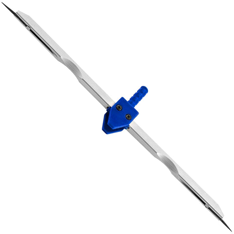 Deluxe Brass ECG/EKG Calipers with Protective Ruler Cover - ASA TECHMED