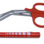 Dual Head Stethoscope with Matching Storage Case, Trauma Shears, Pen light, and Measuring Tape - ASA TECHMED