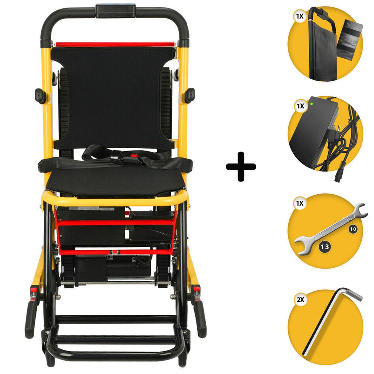 Emergency Evacuation Stair Chair - 400lb Capacity Folding Stretcher - ASA TECHMED