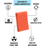 EMT First Responder Trauma Bag with First Aid Kit - Includes 280 Bandage Variety Pack - ASA TECHMED