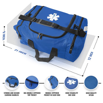 Sac à Bandoulière EMT D'urgence Médicale Rothco - Avec Croix - Dimensions 22x11x11,5 Pouces - Neuf