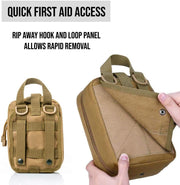 EMT Molle Pouch/ IFAK Pouch - Medical First Aid Kit Utility Pouch - ASA TECHMED