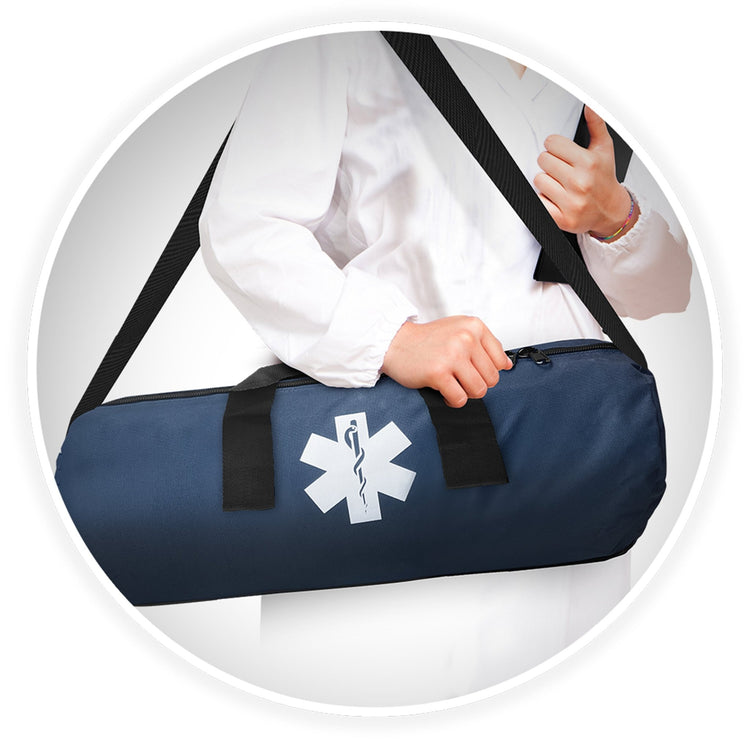 EMT Oxygen Tank Duffle Bag - D Cylinder Carrier & Sleeve - ASA TECHMED
