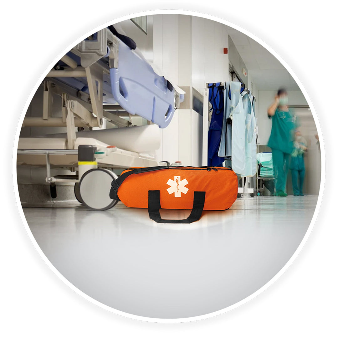 EMT Oxygen Tank Duffle Bag - D Cylinder Carrier & Sleeve - ASA TECHMED