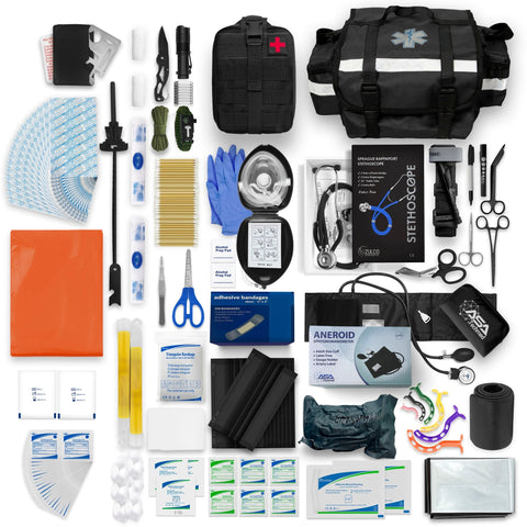 EMTs First Responder Trauma Medical Bag Kit | ASA Techmed - ASA TECHMED