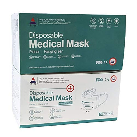 Face Mask, Pack of (100) - ASA TECHMED