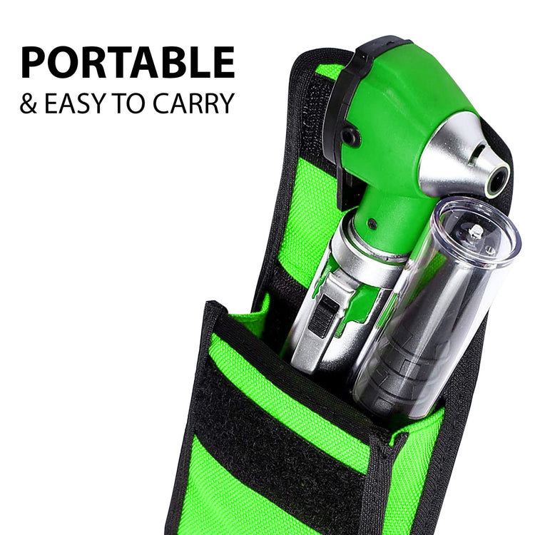 Fiber Optic Mini Pocket Otoscope Set with Case & Extra Bulb - ASA TECHMED