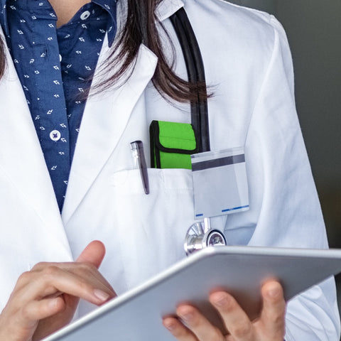 Fiber Optic Mini Pocket Otoscope Set with Case & Extra Bulb - ASA TECHMED