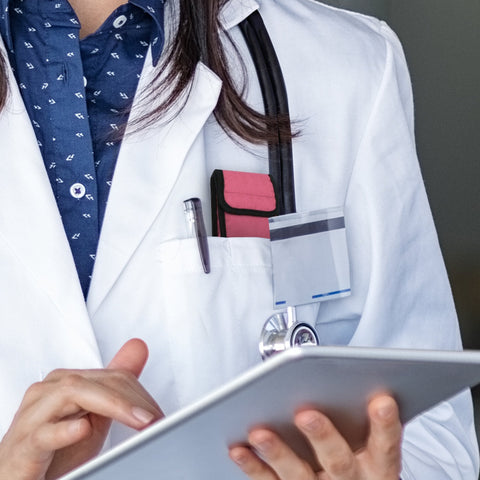 Fiber Optic Mini Pocket Otoscope Set with Case & Extra Bulb - ASA TECHMED