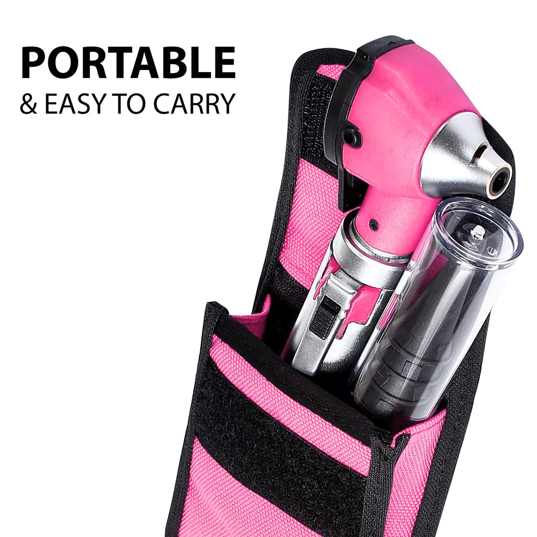 Fiber Optic Mini Pocket Otoscope Set with Case & Extra Bulb - ASA TECHMED