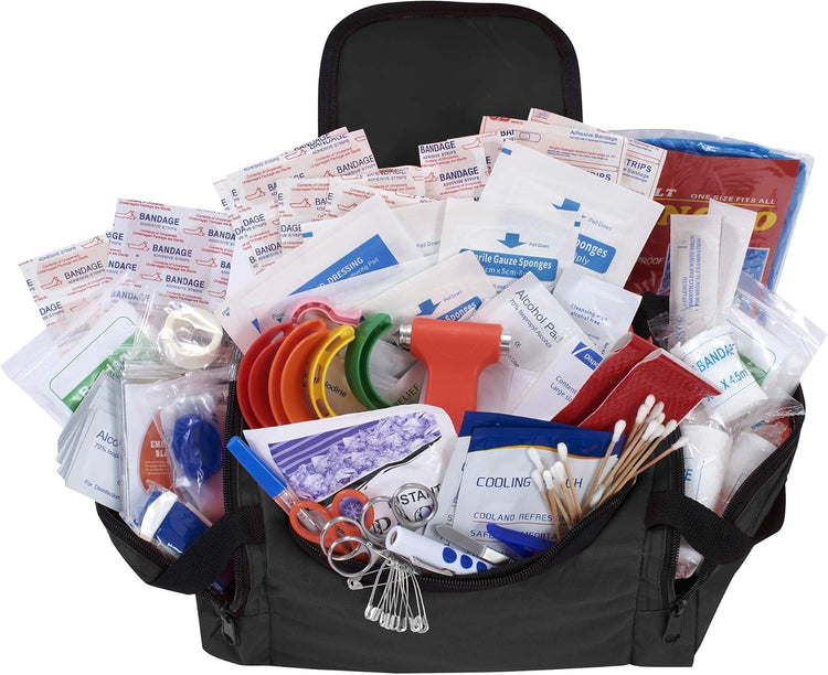 Fully Stocked Emergency Survival First Aid Kit - Assorted Colors - ASA TECHMED