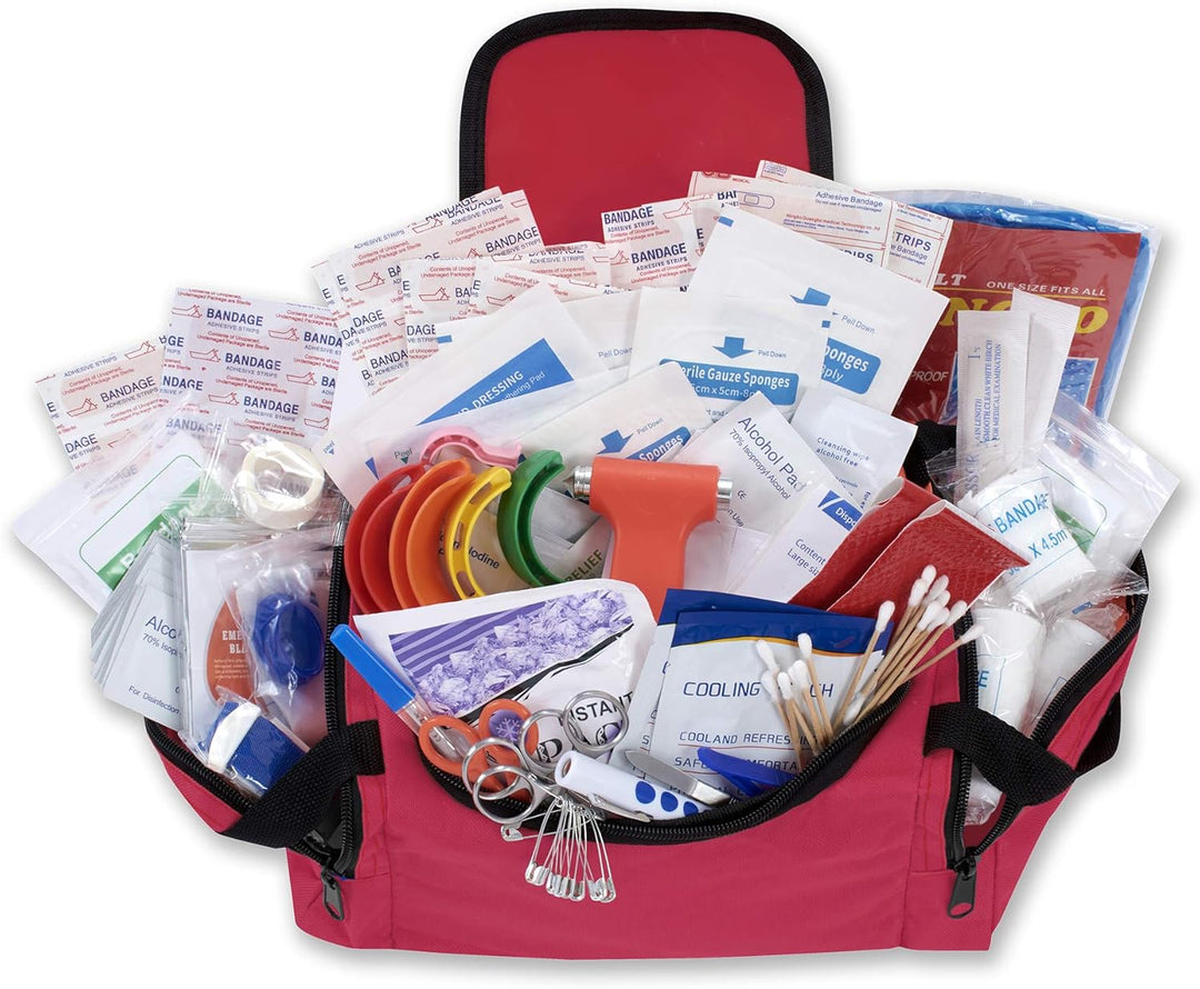 Fully Stocked Emergency Survival First Aid Kit - Assorted Colors - ASA TECHMED