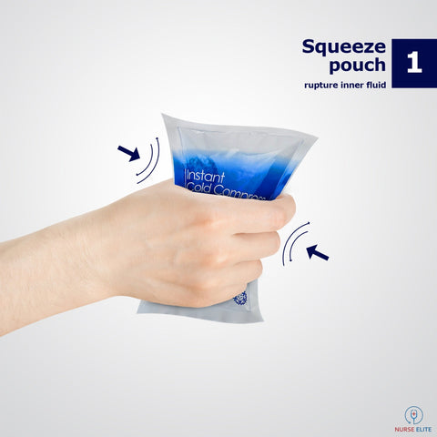 Instant Cold Pack Disposable Emergency Ice Compress (5" x 6") - ASA TECHMED