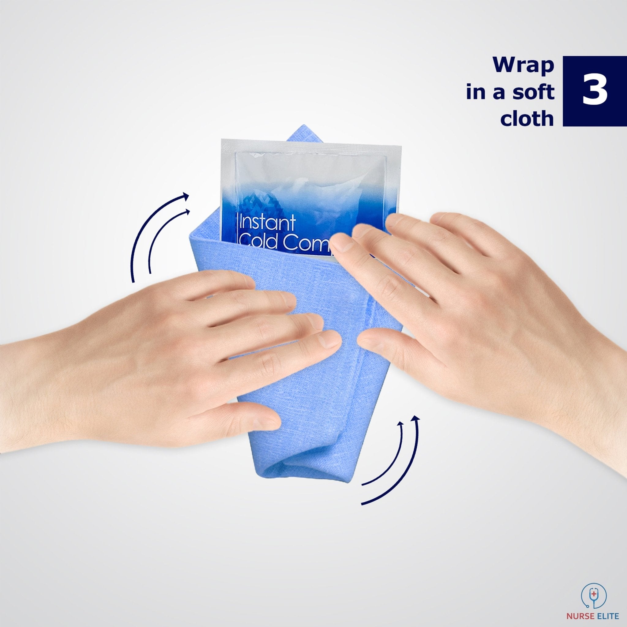 Instant Cold Pack Disposable Emergency Ice Compress (5" x 6") - ASA TECHMED