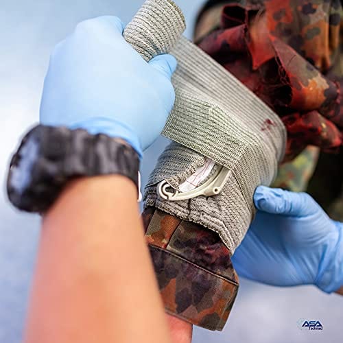 Israeli Emergency Bandage 4 & 6 Inch, Stop The Bleed Control EMS Medical Trauma Compression Bandage for First Aid Dressing - ASA TECHMED