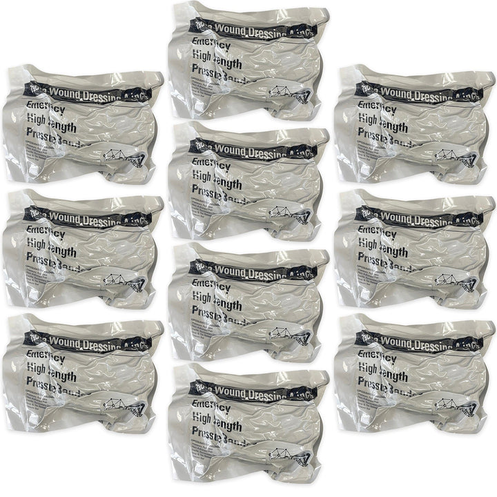 Israeli Emergency Bandage 4 & 6 Inch, Stop The Bleed Control EMS Medical Trauma Compression Bandage for First Aid Dressing - ASA TECHMED