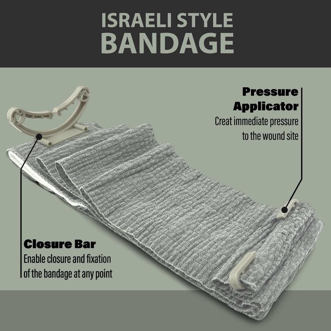 Israeli Emergency Compression Bandage - Sterile Trauma Dressing(4" & 6") - ASA TECHMED