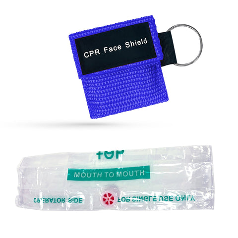 Keychain CPR Face Shield Mask with One - Way Valve - ASA TECHMED