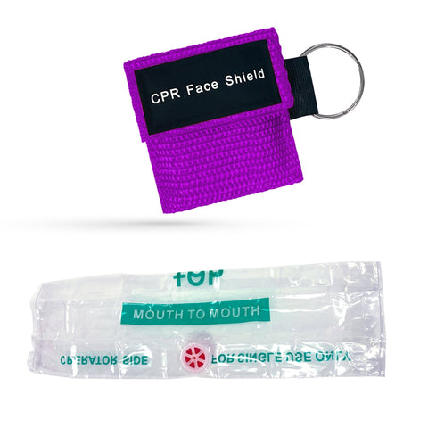 Keychain CPR Face Shield Mask with One - Way Valve - ASA TECHMED