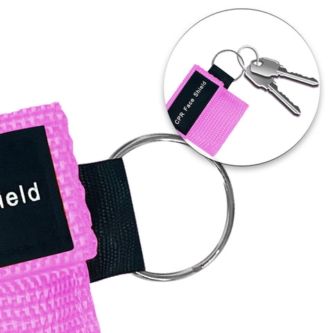 Keychain CPR Face Shield Mask with One - Way Valve - ASA TECHMED