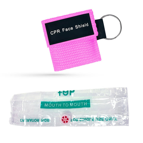 Keychain CPR Face Shield Mask with One - Way Valve - ASA TECHMED